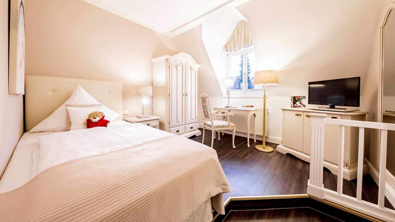 Hotel Romantischer Winkel - RoLigio® & Wellness Resort Zimmerkategorien Kleines Schlösschen Einzelzimmer 