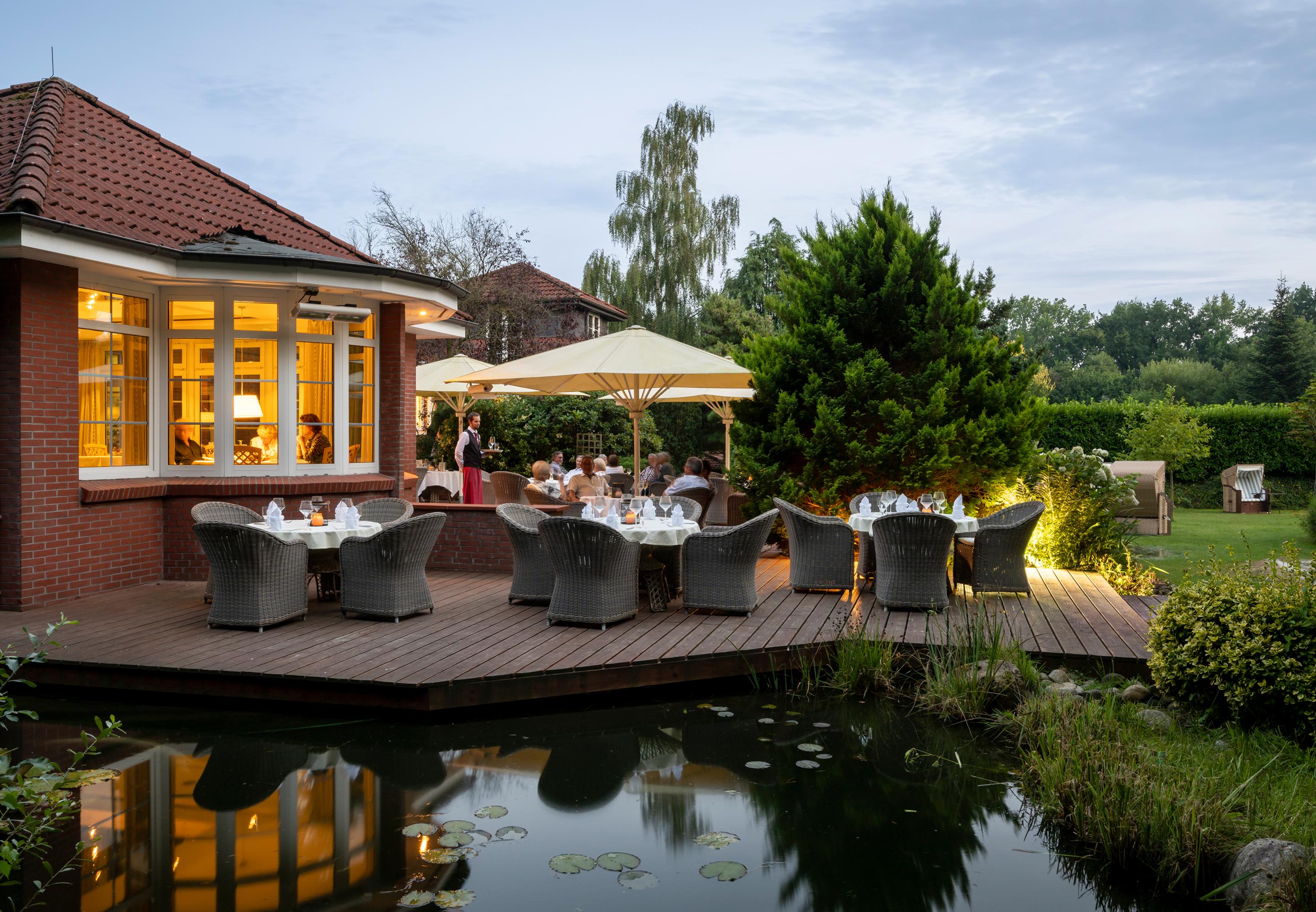 Wellnesshotel: Außengastronomie - Köhlers Forsthaus Wellness und Genusshotel - Kulinarik | Restaurant