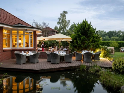 Wellnessurlaub - Bettgrößen: Twin Bett - Außengastronomie - Köhlers Forsthaus Wellness und Genusshotel