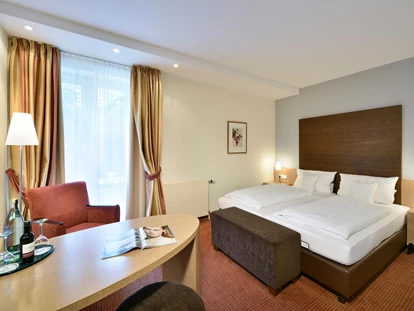Wellnessurlaub - Bettgrößen: Twin Bett - Zimmerbeispiel - Köhlers Forsthaus Wellness und Genusshotel