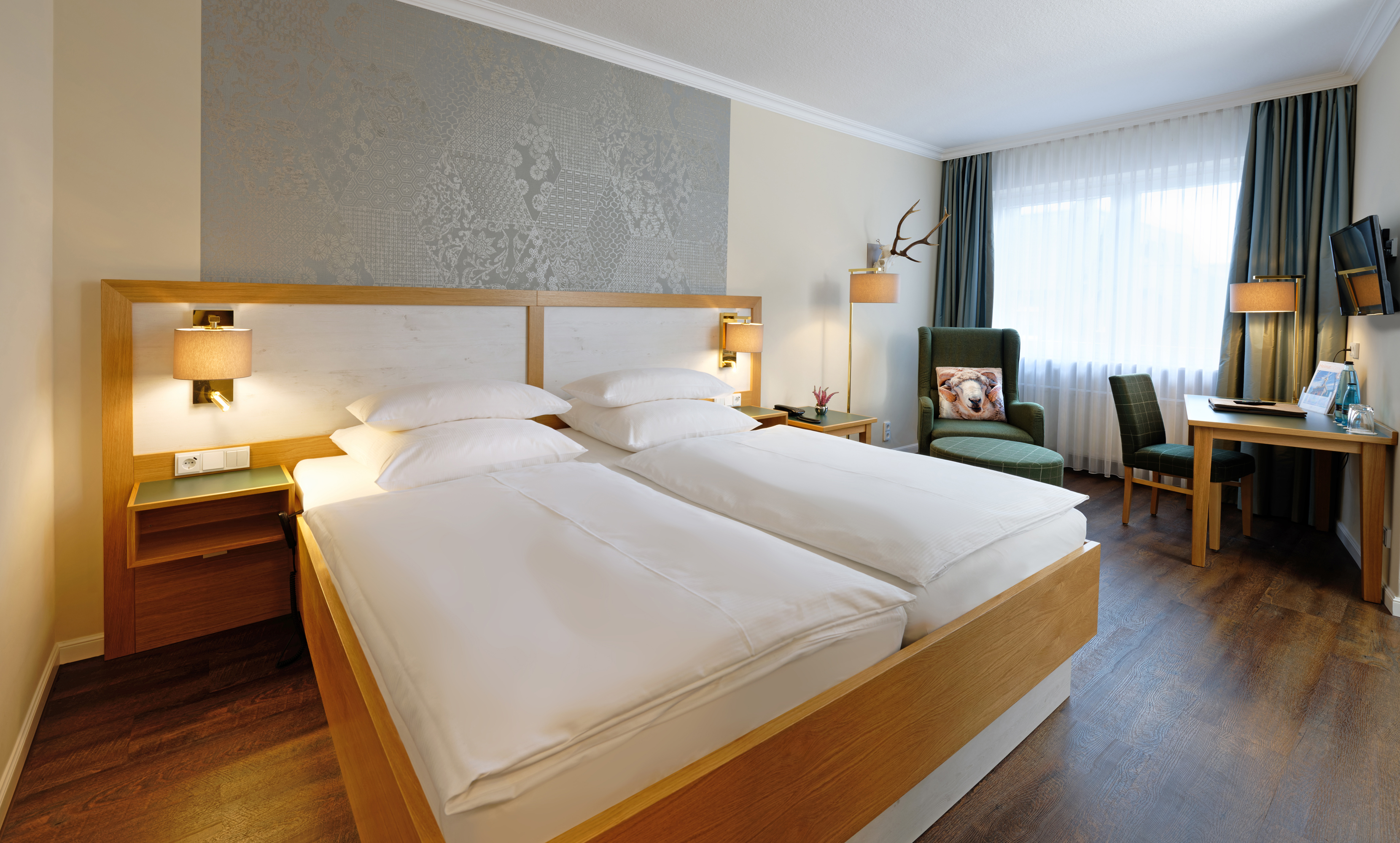 Wellnesshotel: Doppelzimmer Landhaus Stammhaus - Ringhotel Sellhorn - Zimmer | Suiten