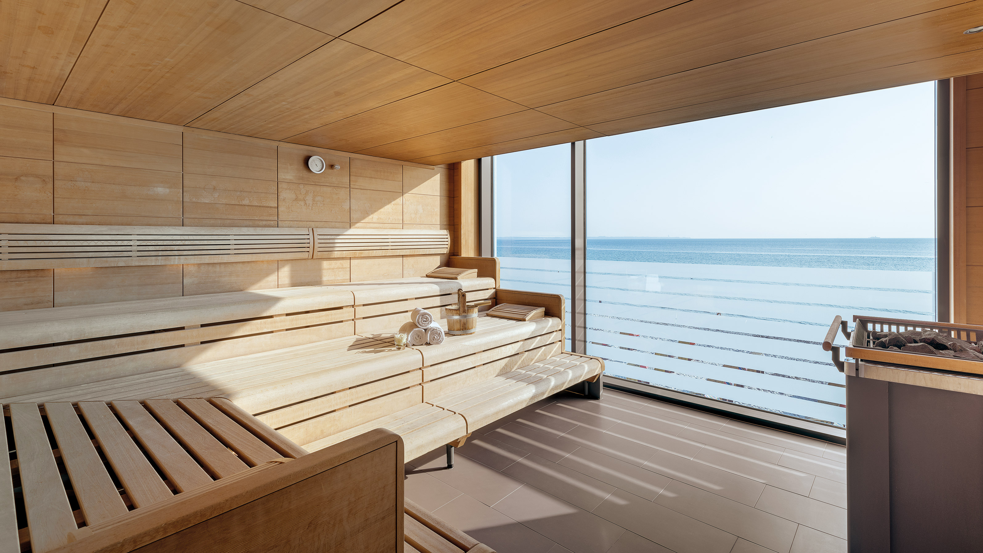 Bayside Hotel Saunen und Bäder im Detail Finnische Sauna