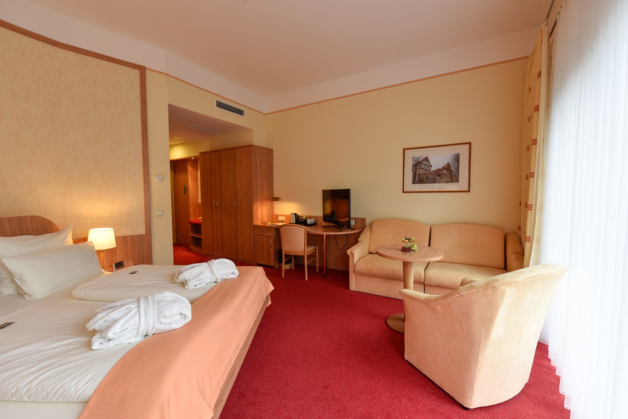 Hotel am Vitalpark Zimmerkategorien Komfort Doppelzimmer