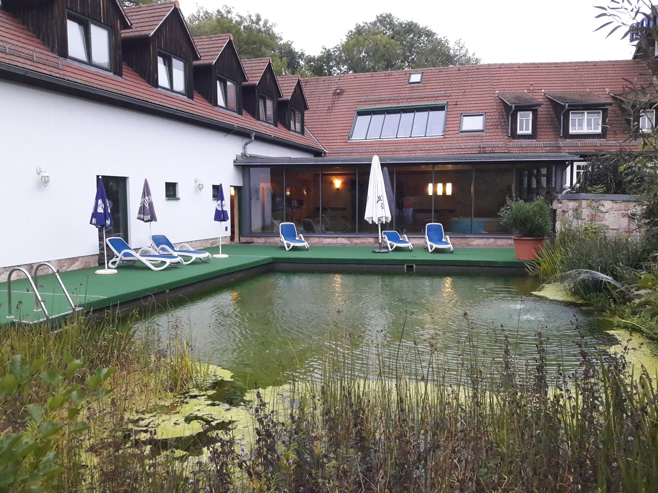 Hotel Hammermühle Saunen und Bäder im Detail Wellnessgarten