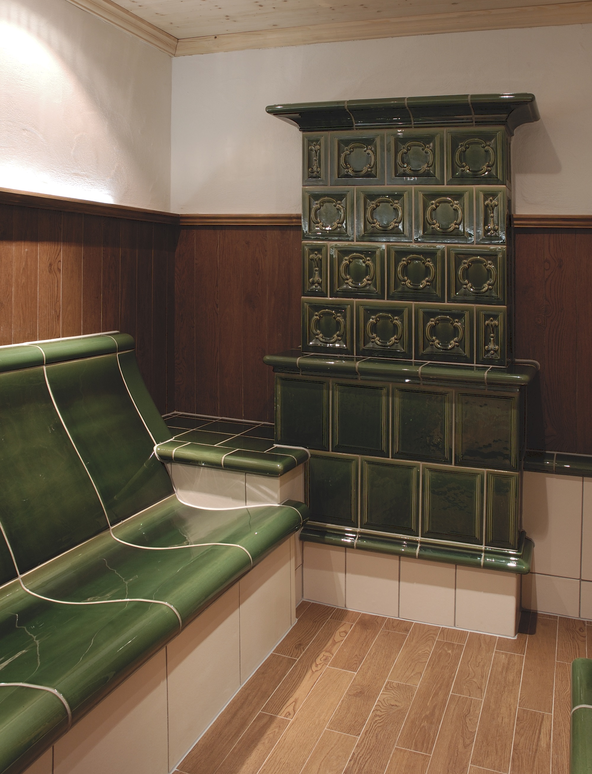 Hotel Hammermühle Saunen und Bäder im Detail Strahlungssauna "Ofenstube"