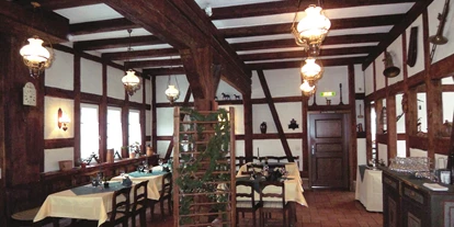Wellnessurlaub - Pools: Innenpool - Thüringen - Restaurant "Scheune" - Hotel Hammermühle