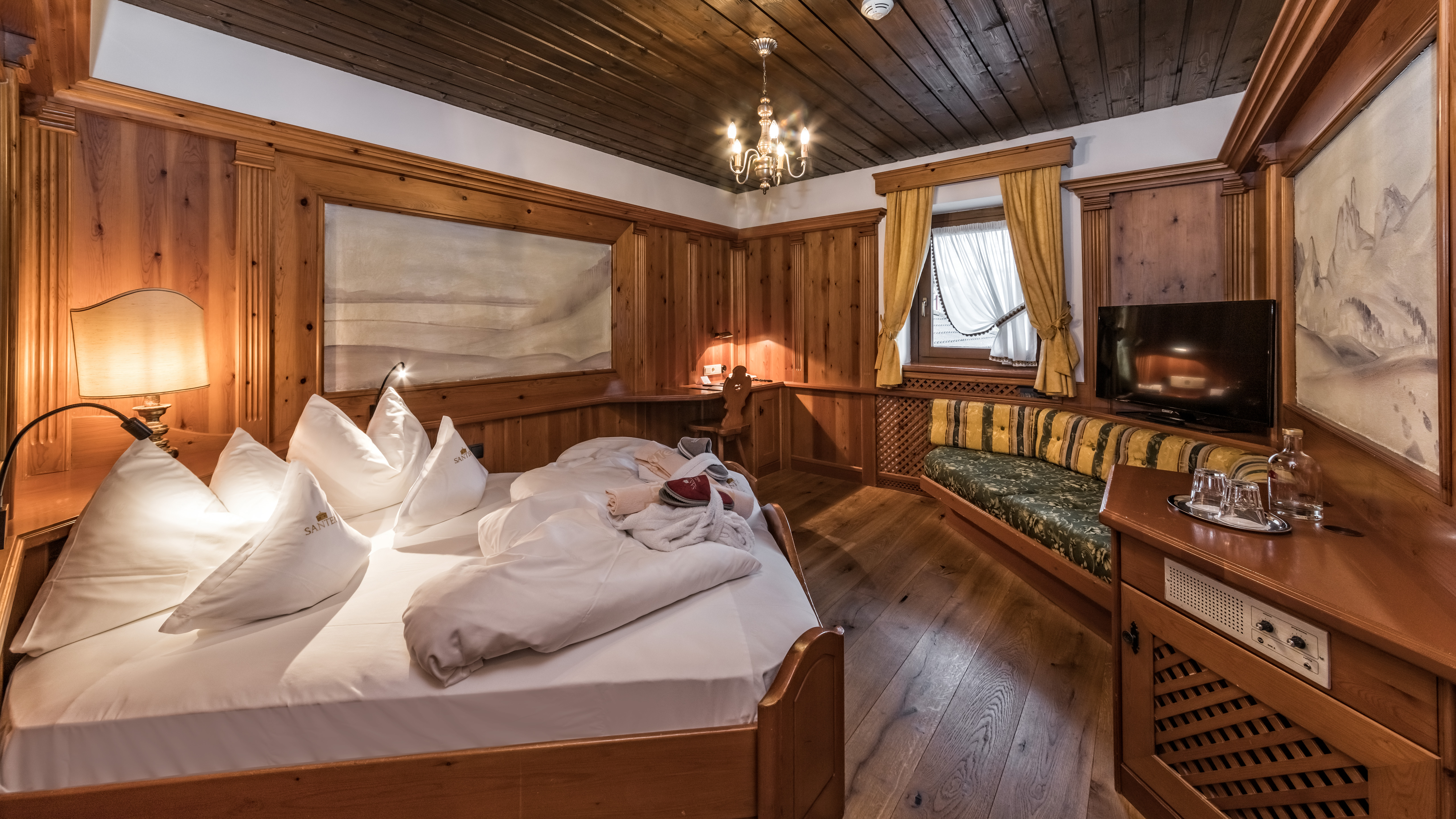 Wellnesshotel: Zimmer Hotel Santer - Romantik Hotel Santer- Wellnesslodge in the Dolomites