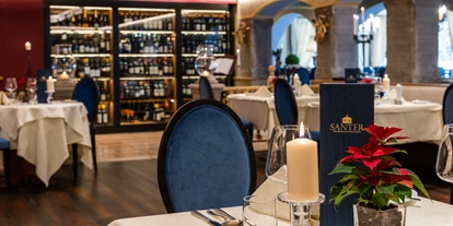 Wellnessurlaub - Adults only - Ahrntal - Speisesaal Hotel Santer - Romantik Hotel Santer- Wellnesslodge in the Dolomites
