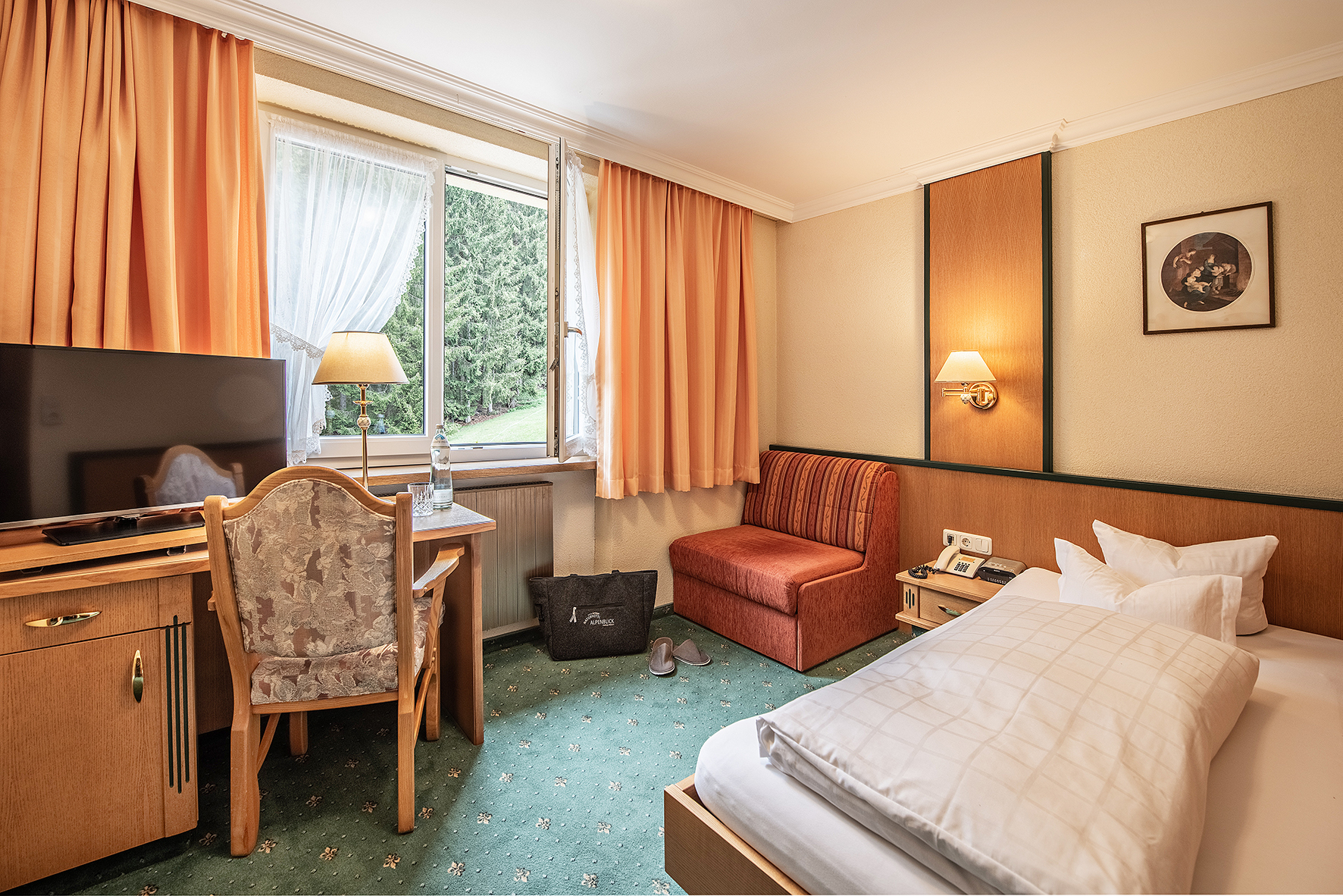 Naturhotel Alpenblick Zimmerkategorien Einzelzimmer Rotspitz