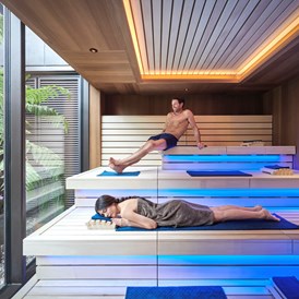 Wellnesshotel: Finnische Sauna - Familienbereich - Quellenhof Luxury Resort Lazise