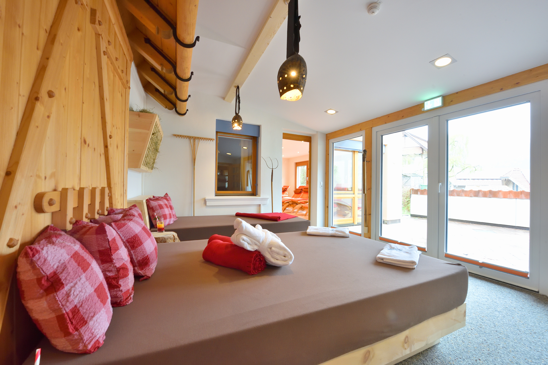 Wellnesshotel: Heuraum im Wellnessbereich - Hotel Rößle - Sauna | Spa