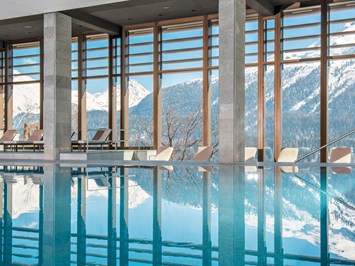 Kulm Hotel St. Moritz Saunen und Bäder im Detail Schwimmbad (29°C)