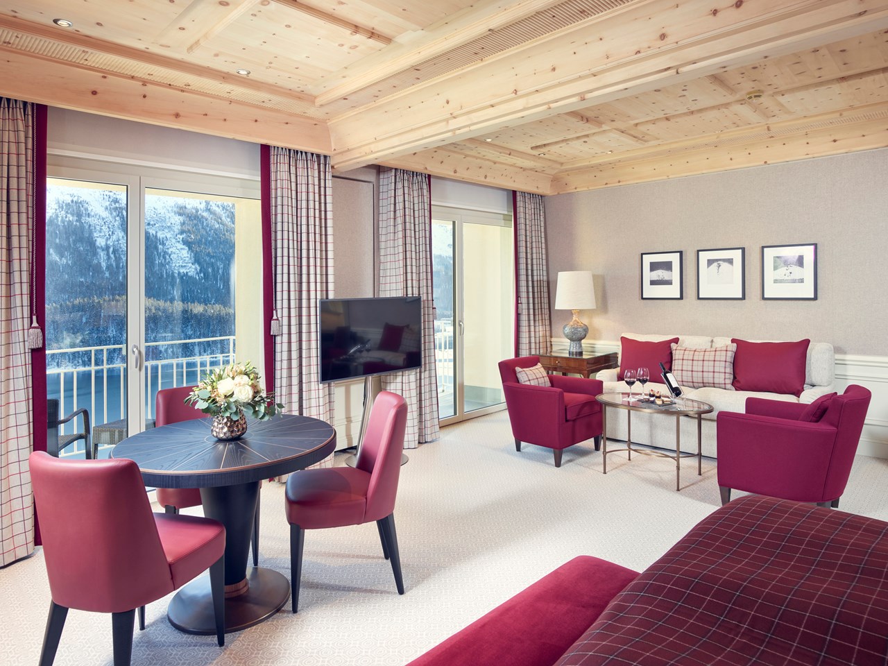 Kulm Hotel St. Moritz Zimmerkategorien Deluxe und Junior Suiten