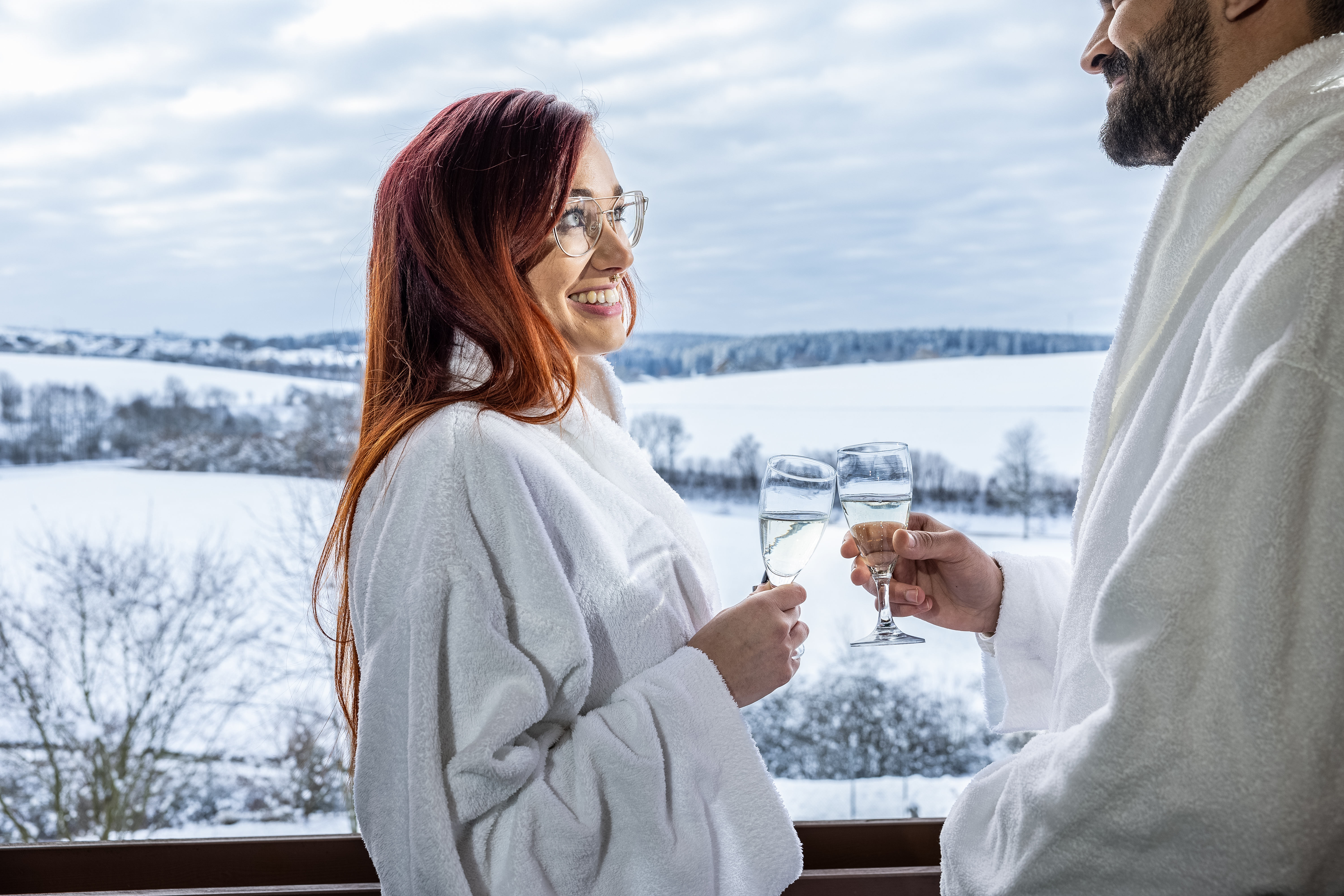 Wellnesshotel: Wellnesstasche mit Bademantel und Saunatüchern auf Leihbasis an der Rezeption erhältlich - Hotel-Resort Waldachtal