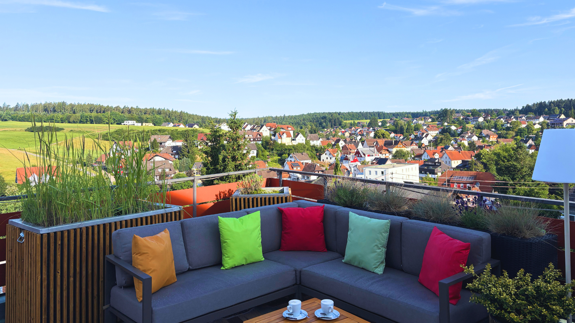Wellnessurlaub - Hunde: erlaubt - Rooftop Lounge - Hotel-Resort Waldachtal