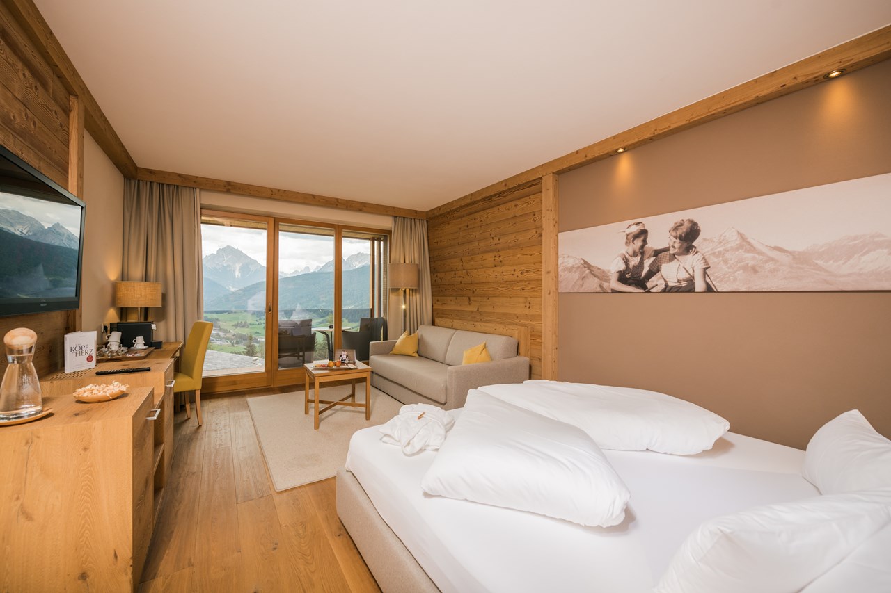 Hotel Alpen Tesitin Zimmerkategorien Sonnensuite