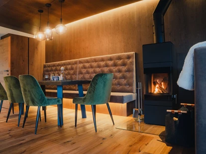 Wellnessurlaub - Hunde: hundefreundlich - Oberösterreich - Chalet Essbereich - Dilly - Das Nationalpark Resort