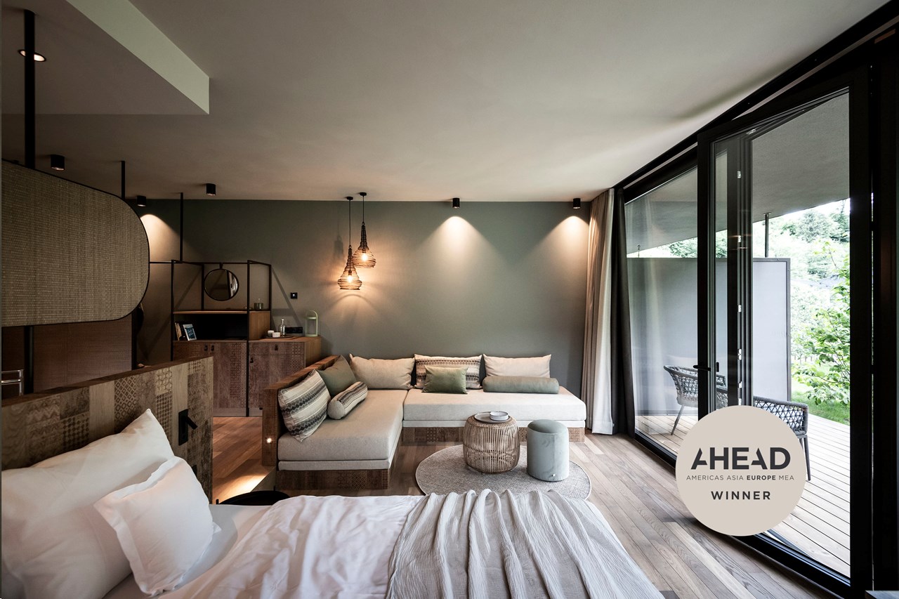 Apfelhotel Torgglerhof Zimmerkategorien Gartensuite