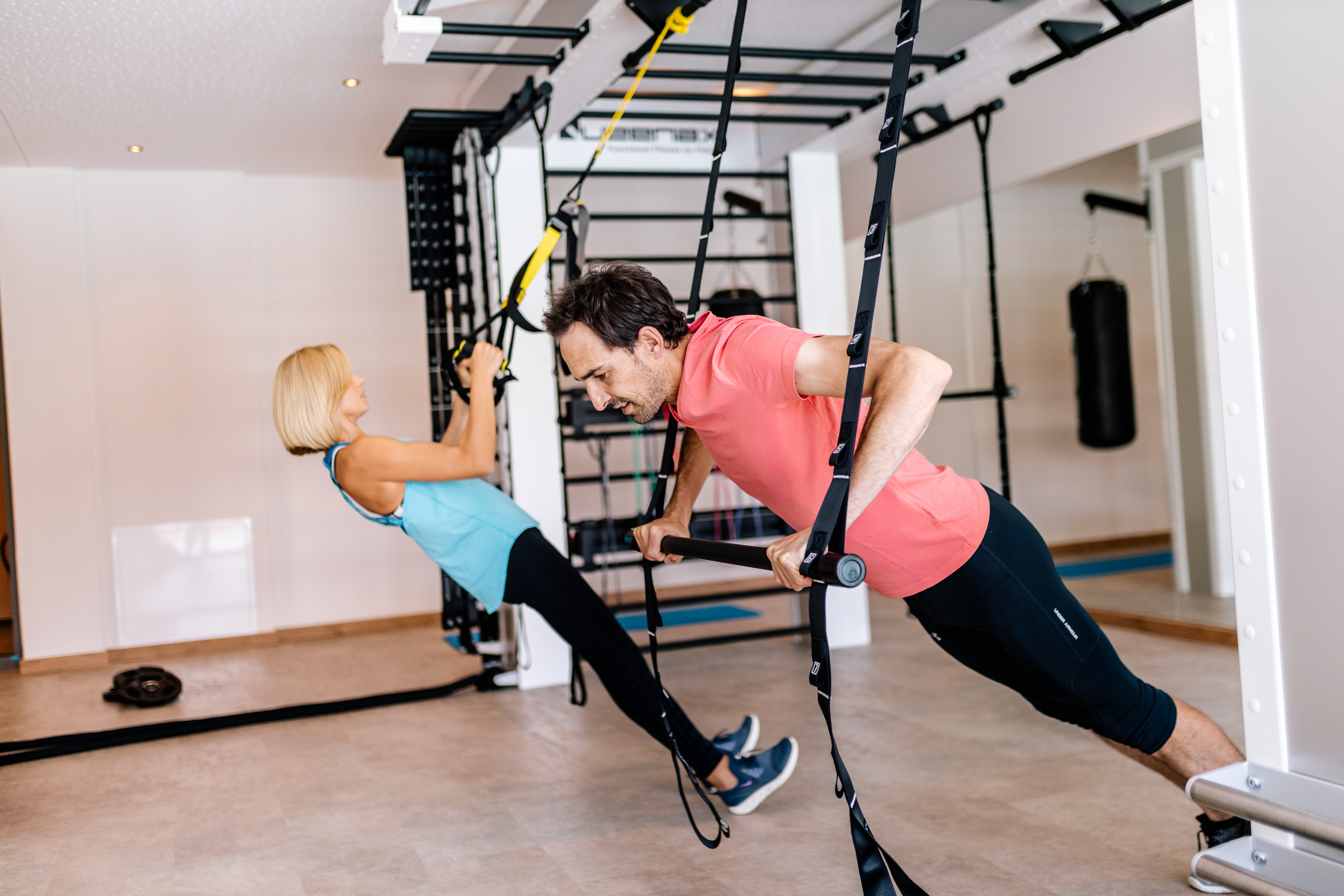 Das Bayrischzell Familotel Oberbayern Fitnessangebote im Detail TRX Training