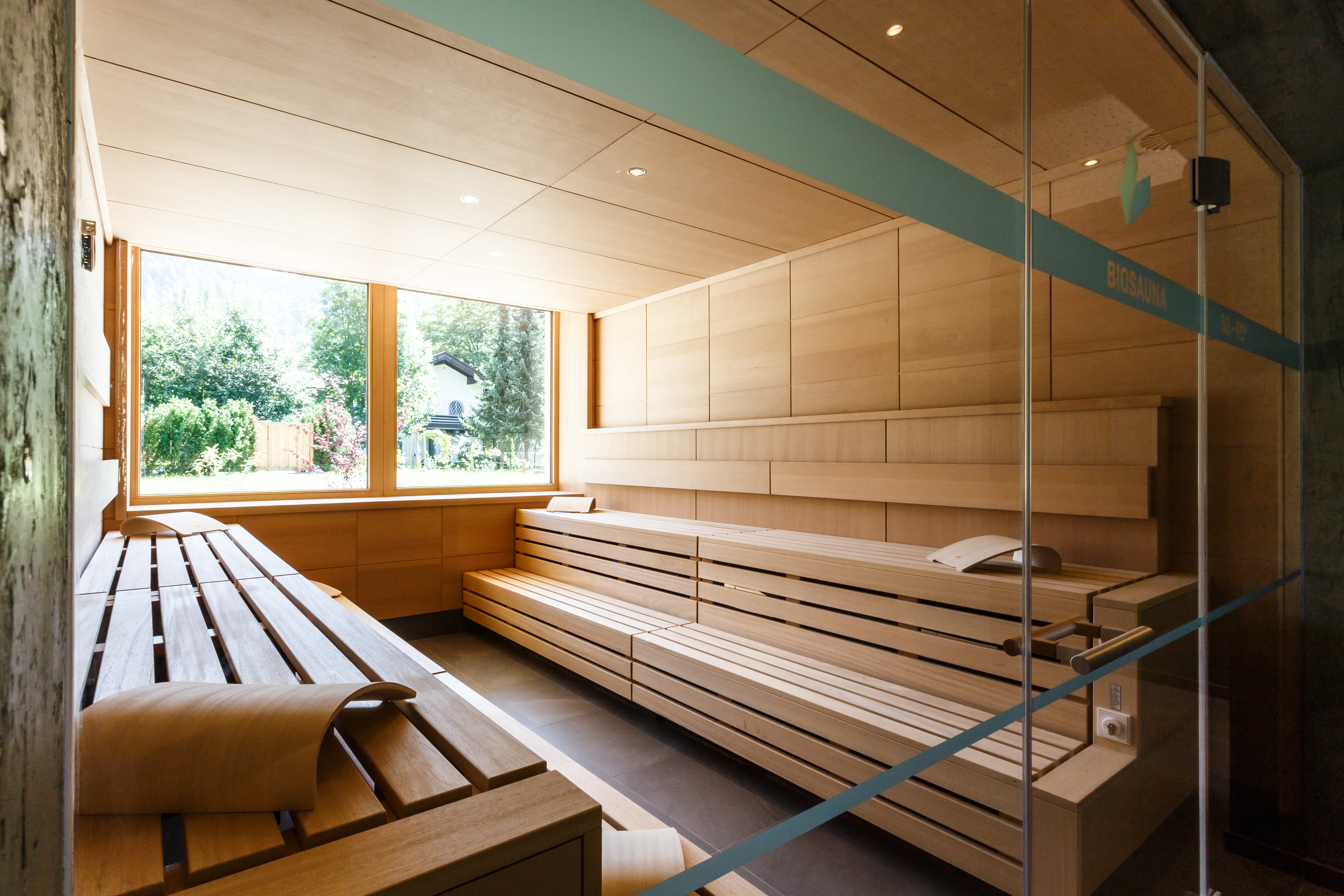 Das Bayrischzell Familotel Oberbayern Saunen und Bäder im Detail Bio-Sauna