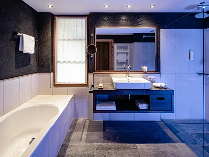 Wellnessurlaub - Finnische Sauna - Patsch - Suite Terrazza - Hotel Masl