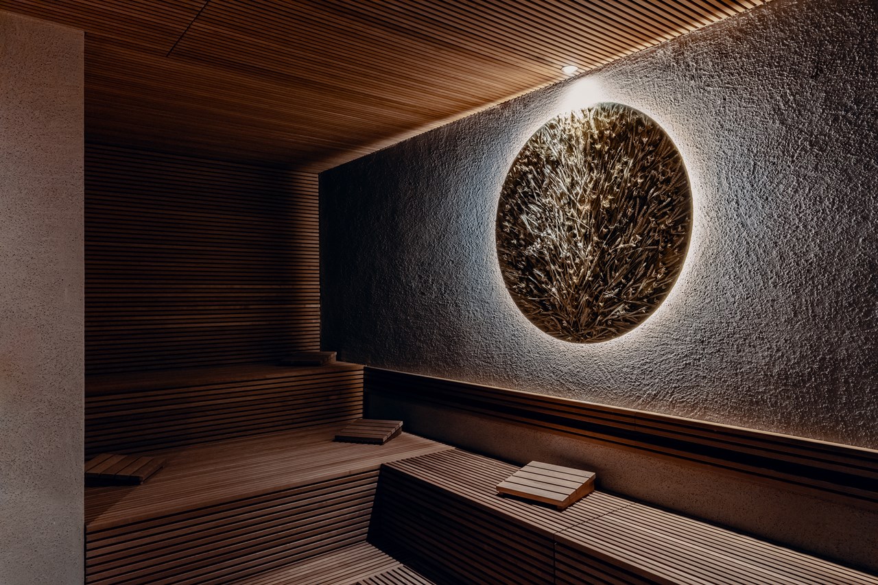 Alpenstern Genießerhotel Saunen und Bäder im Detail Bio- Kräutersauna