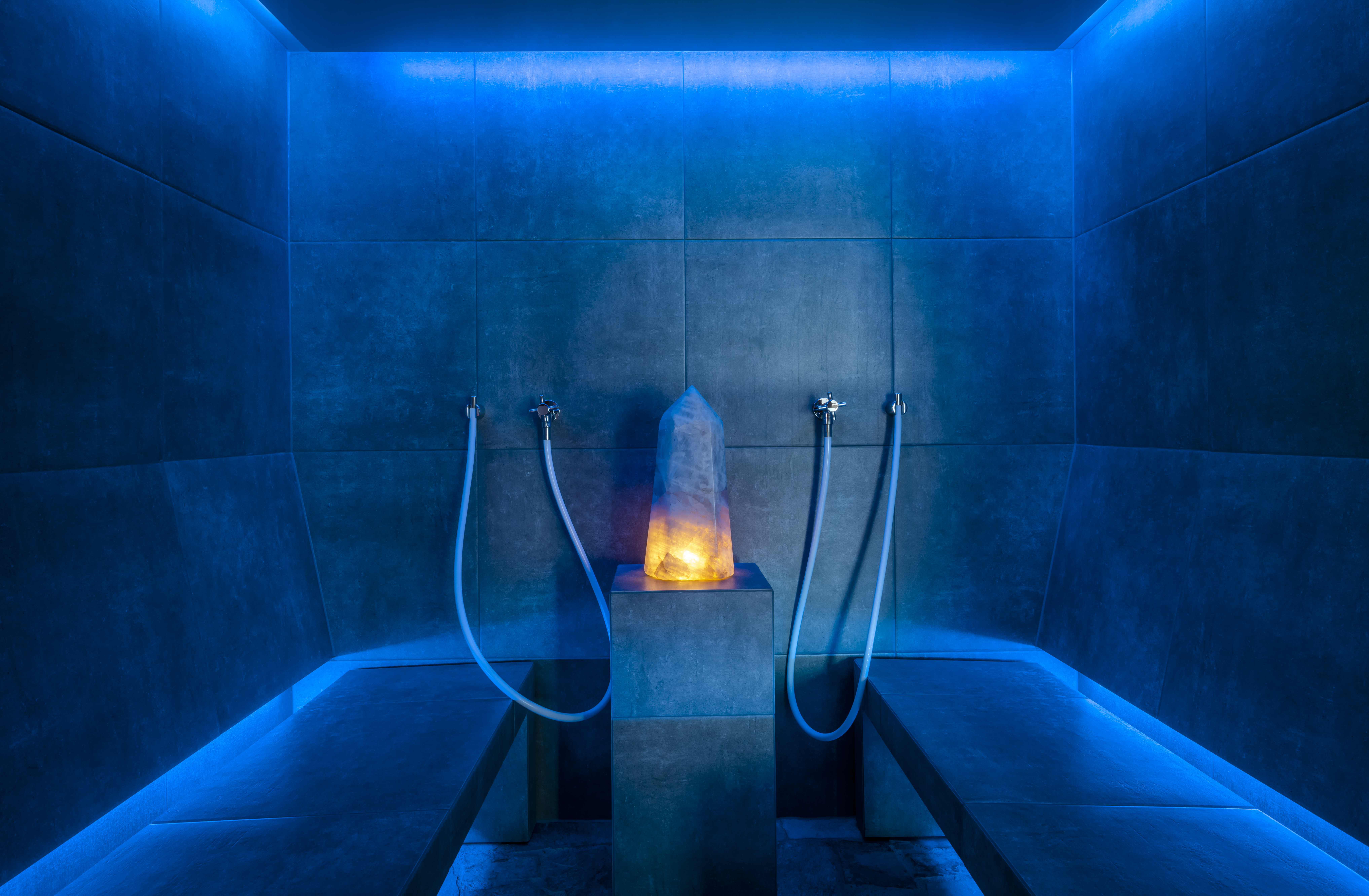 Fuchsegg Eco Lodge Saunen und Bäder im Detail Damfbad