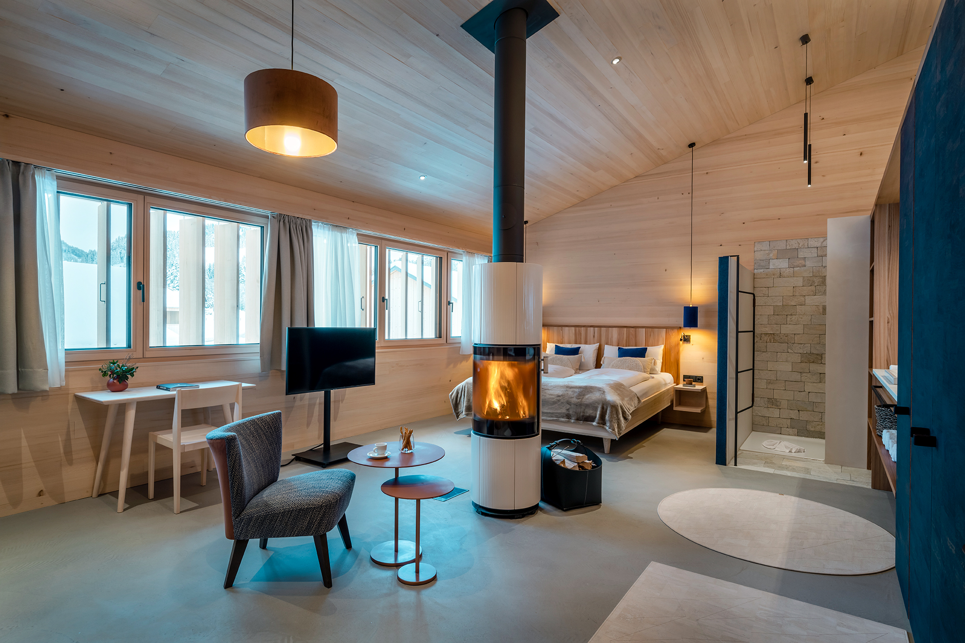 Fuchsegg Eco Lodge Zimmerkategorien Kaminlofts