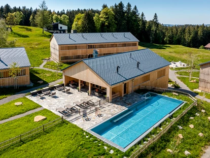 Wellnessurlaub - Fontanella - Saunahaus mit ganzjahresbeheiztem Aussen-Pool - Fuchsegg Eco Lodge