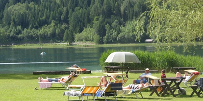 Wellnessurlaub - Day SPA - Emmersdorf (Nötsch im Gailtal) - Strand mit flachem Seezugang - Ferienhof Neusacher Moser