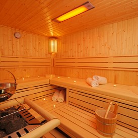 Wellnesshotel: Licht-Ton-Aroma Sauna 75°/40LF - HofHotel Krähenberg
