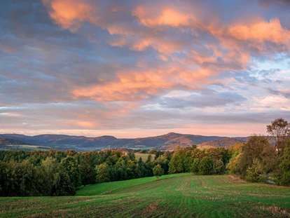 Wellnessurlaub - Finnische Sauna - Fladungen - Ausblick vom Hotel - AKZENT Aktiv & Vital Hotel Thüringen