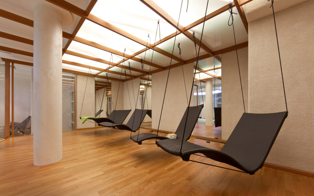 Wellnesshotel: Relax-Schaukeln Schwimmbadbereich - Ringhotel Am Stadtpark - Sauna | Spa