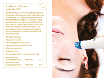 Romantik- & Wellnesshotel Deimann Massagen im Detail Apparative Kosmetik