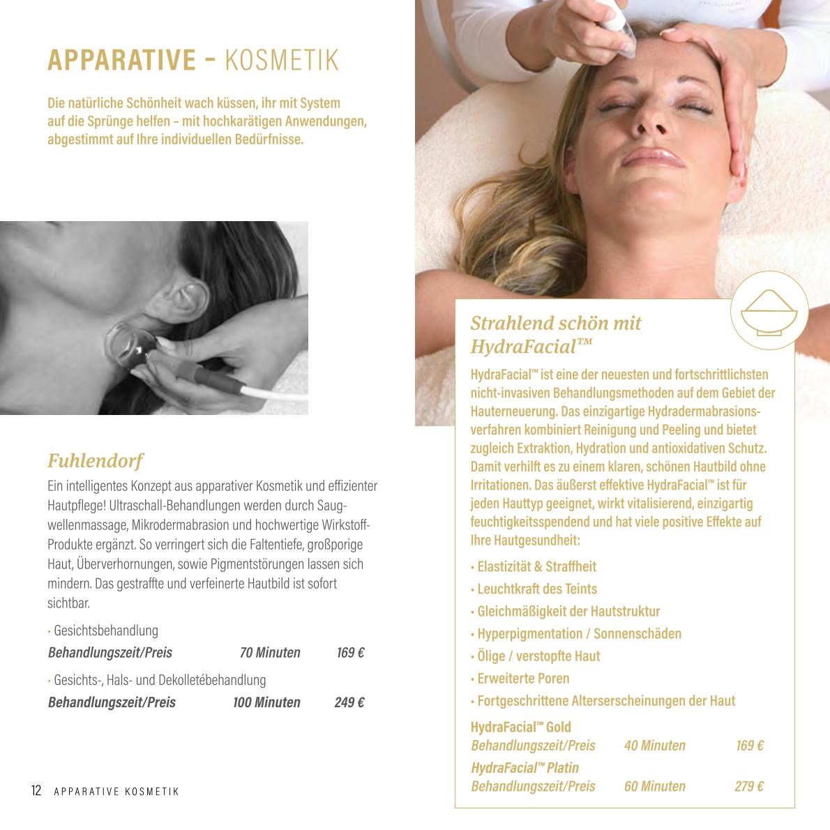 Romantik- & Wellnesshotel Deimann Massagen im Detail Apparative Kosmetik