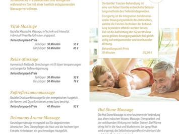 Romantik- & Wellnesshotel Deimann Massagen im Detail Massage Klassiker