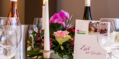 Wellnessurlaub - Hotelbar - Ubstadt-Weiher - Genuss im Restaurant im Gartenhotel Heusser - Gartenhotel Heusser