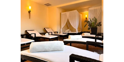 Wellnessurlaub - Ganzkörpermassage - Esthal - Ruheraum im Wellnessbereich - Hotel Am Hirschhorn