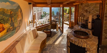 Wellnessurlaub - Hotel-Schwerpunkt: Wellness & Wandern - Rheinland-Pfalz - Panorama Sauna (Aussensauna) - Hotel Schloss Rheinfels