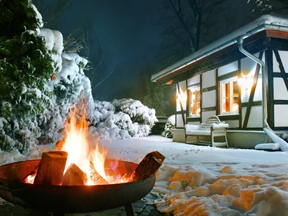 Wellnessurlaub - Pools: Außenpool beheizt - Erzgebirge - im Winter - Romantik Hotel Schwanefeld & Spa