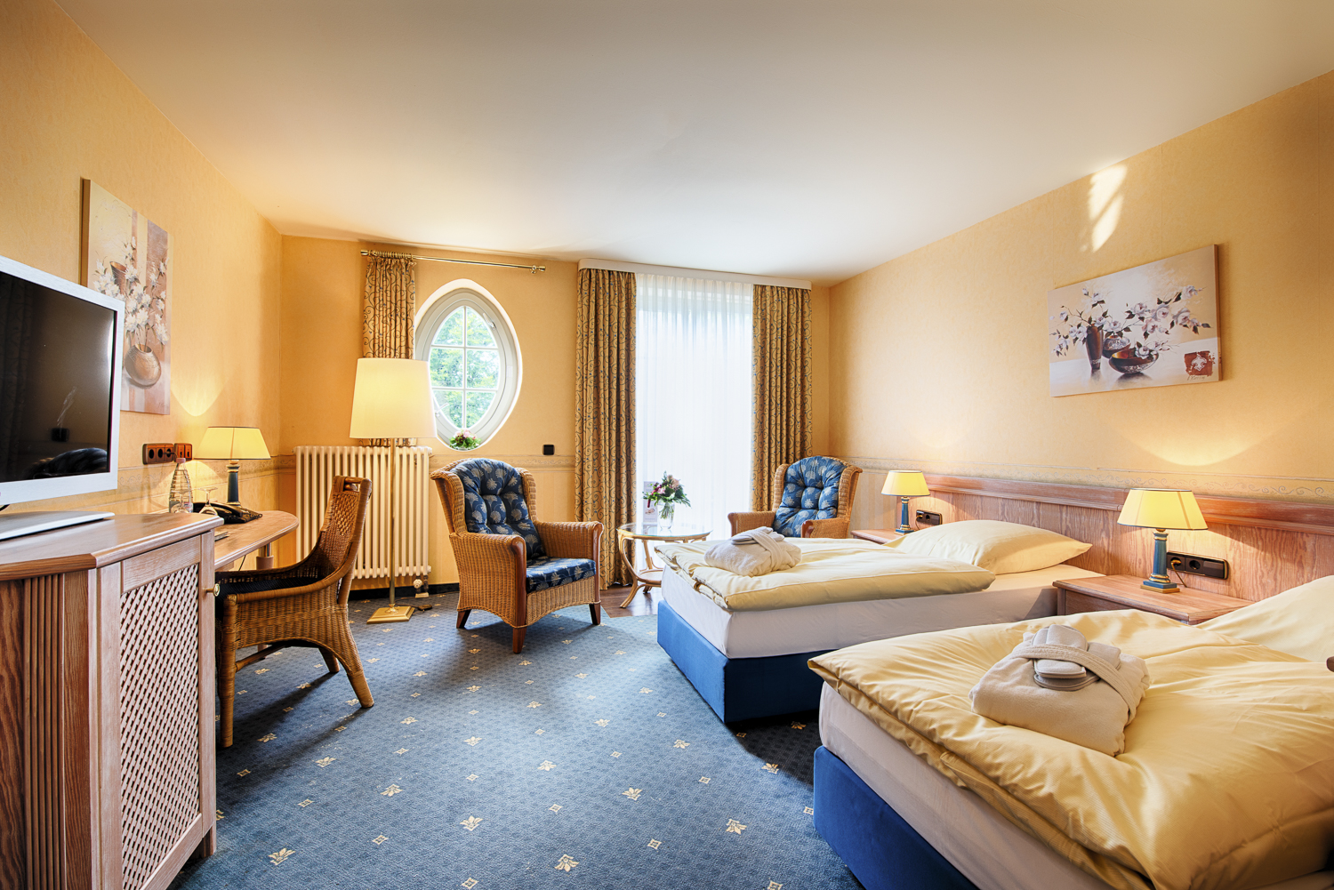Wellnessurlaub - Sachsen-Anhalt - Standard Twin Zimmer - Hotel Villa Heine