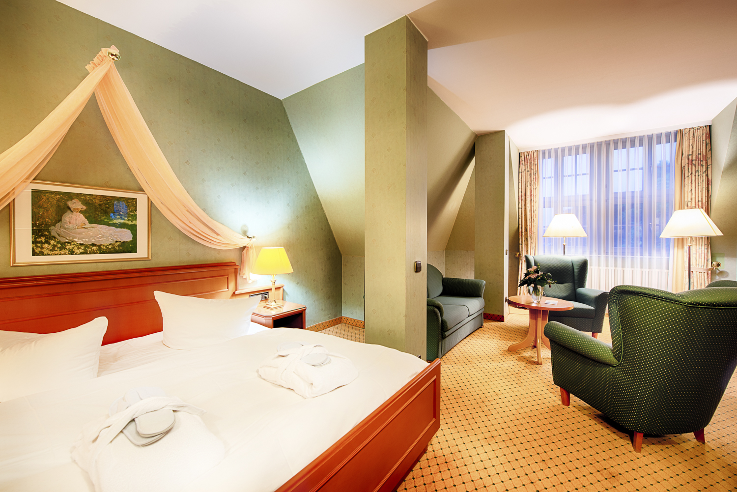 Wellnessurlaub - Sachsen-Anhalt - Junior Suite - Hotel Villa Heine