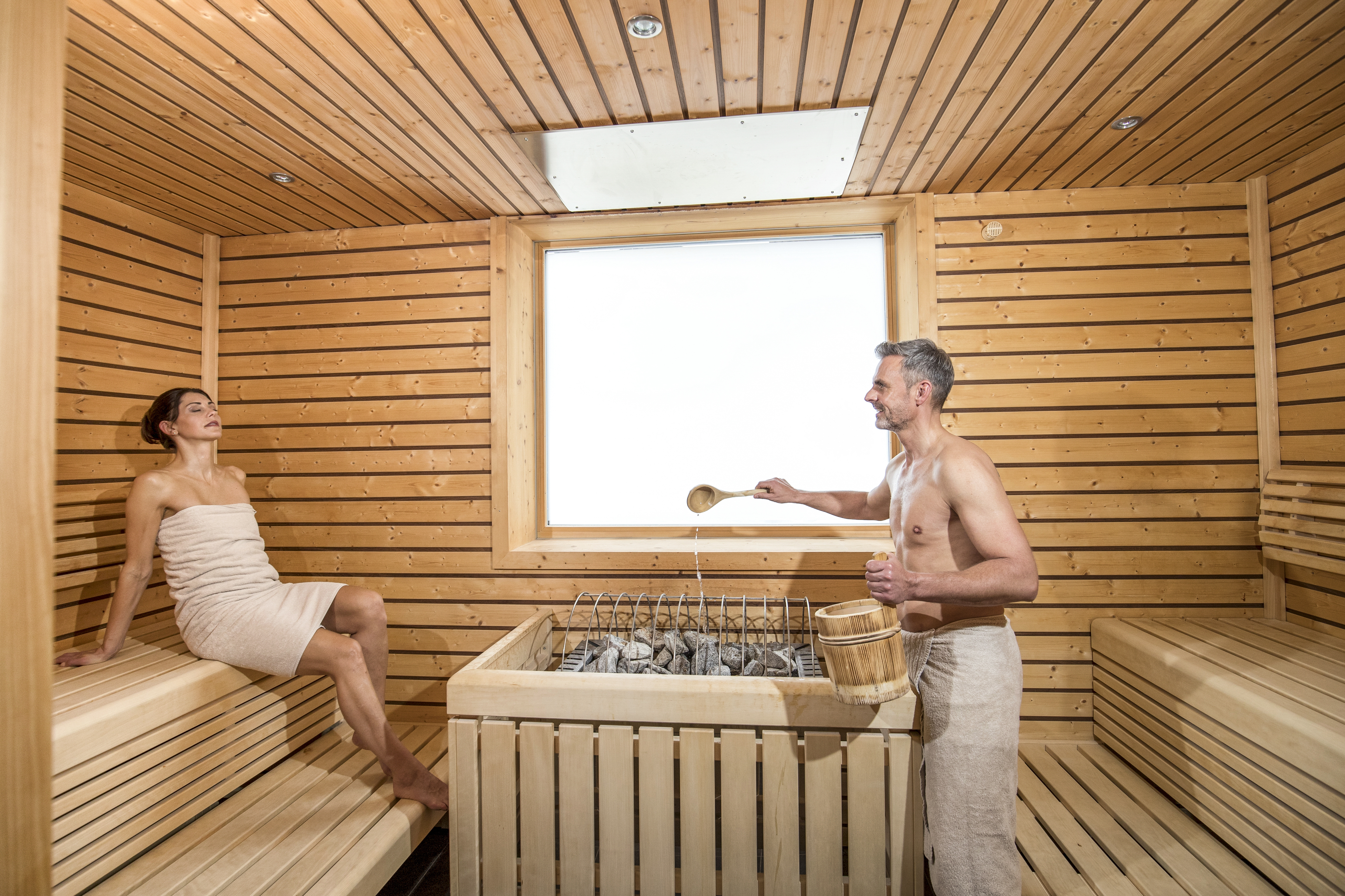 Das Walchsee Aktivresort Saunen und Bäder im Detail Finnische Sauna