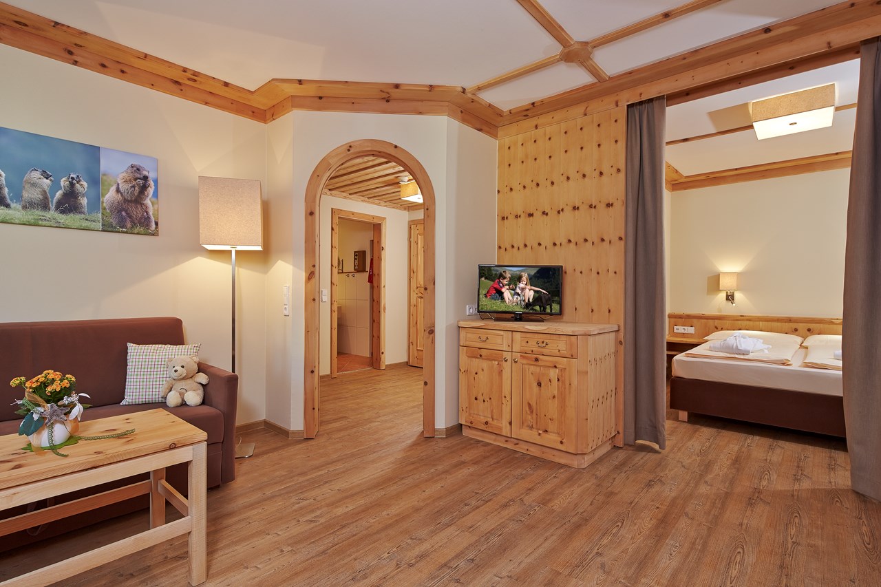 Das Hopfgarten Familotel Tirol Zimmerkategorien Appartement Murmeltier