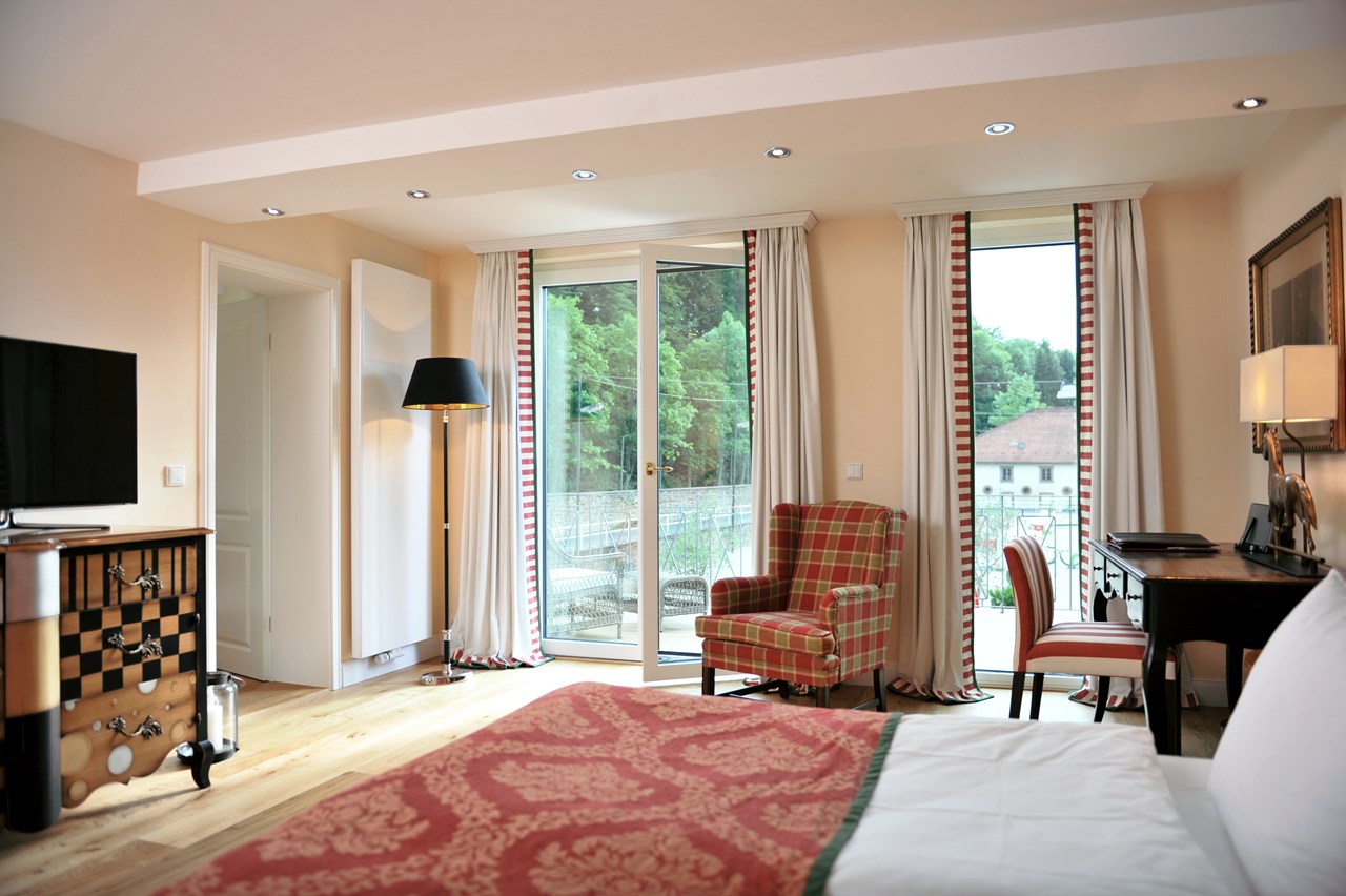 Relais & Châteaux Hardenberg BurgHotel Zimmerkategorien Comfort-Familie mit Balkon