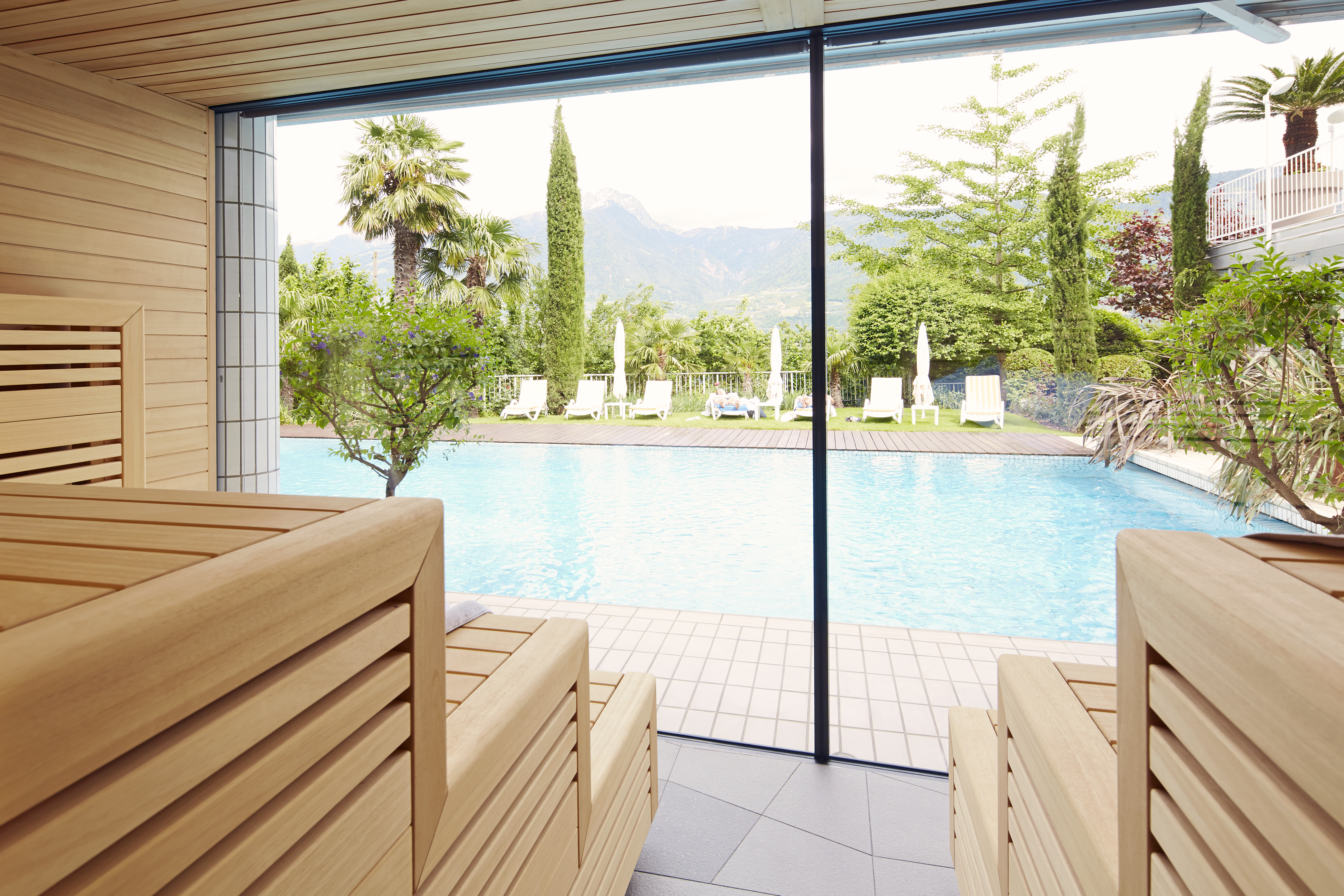 Wellnessurlaub - Hunde: erlaubt - Südtirol  - Hotel mit Panorama Sauna - Park Hotel Reserve Marlena
