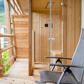 Wellnesshotel: Private Sauna in der Penthouse Suite - Lake Spa Hotel SEELEITEN