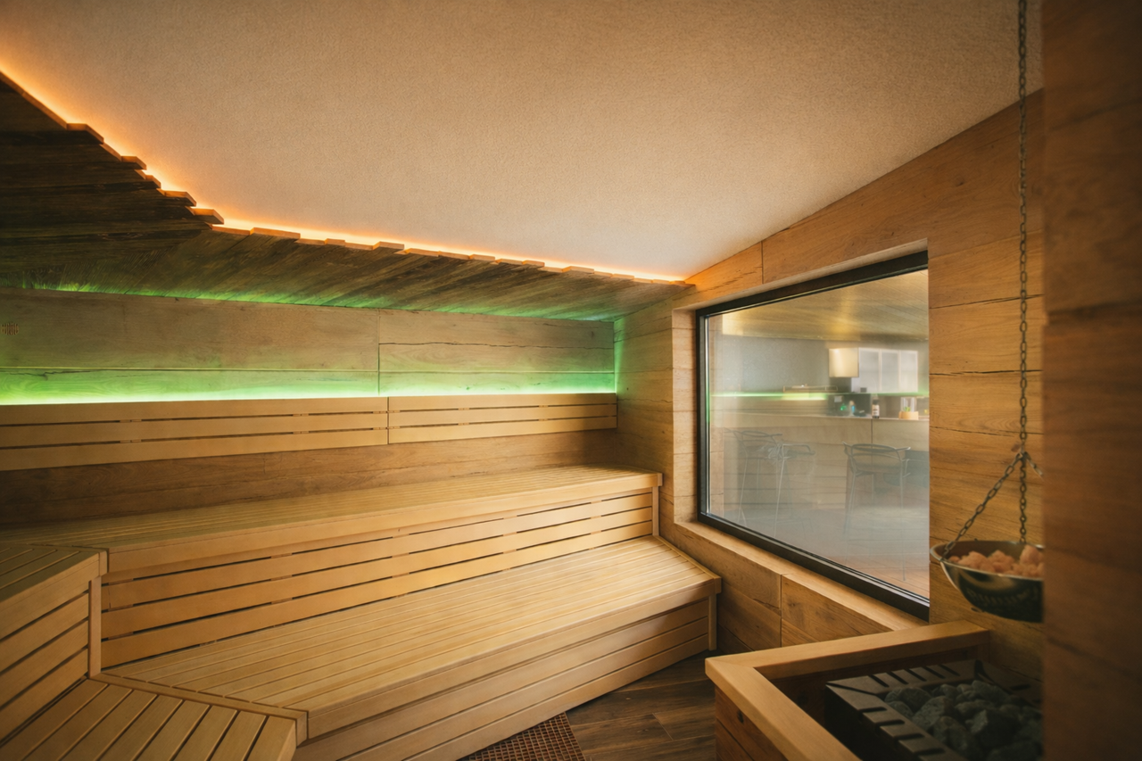 Mokni’s Palais Hotel & SPA Saunen und Bäder im Detail Schwarzwaldsauna