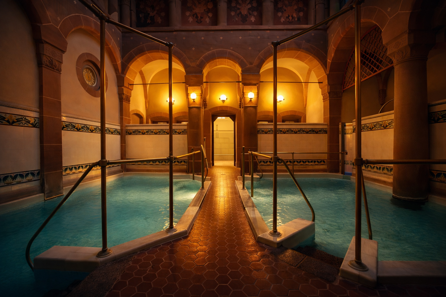 Mokni’s Palais Hotel & SPA Saunen und Bäder im Detail Historischer Bereich "Palais Thermal"