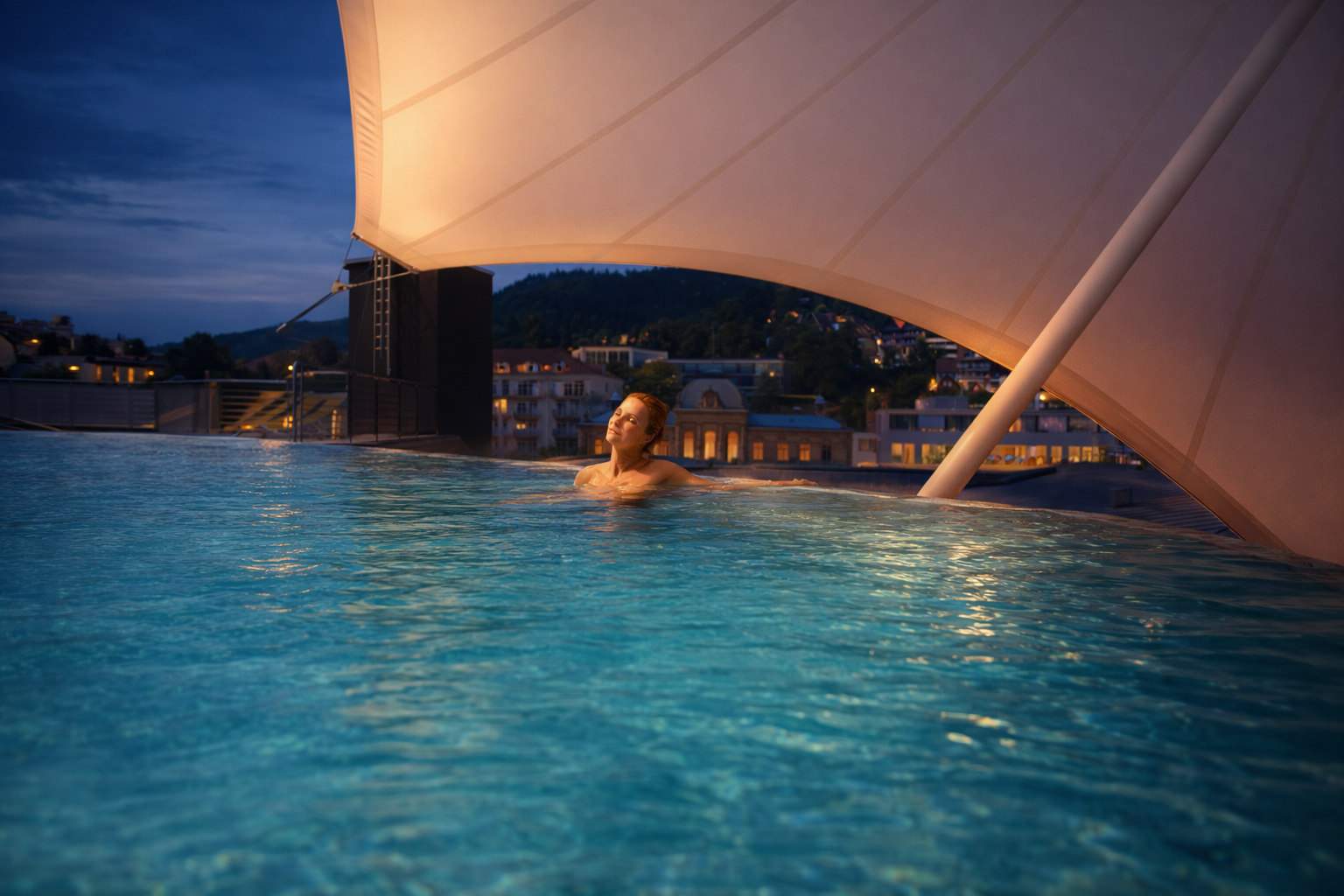 Wellnesshotel: Thermalwasser Aussenpool Palais Thermal - Mokni’s Palais Hotel & SPA - Sauna | Spa, Wasser